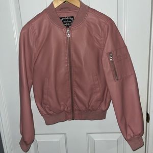 AMBIANCE BOMBER JACKET- Pink - Small